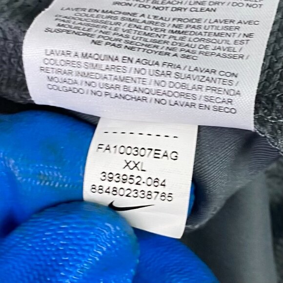 Nike Livestrong Woven Track Pants Baggy Men's XXL Gray Drawstring Jogger Running - Picture 10 of 15